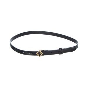 Fendi Ff Diamonds Patent Belt, Black